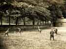 Whiteley Wood Open Air School (also known as Whiteley Wood Open Air Recovery School): playing cricket