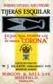 Advertisement for Burgon and Ball's Corona Shears, available from W. J. Deakin, Buenos Aires, Argentina (in Spanish) Advertisement for Burgon and Ball's Corona Shears, available from W. J. Deakin, Buenos Aires, Argentina (in Spanish)