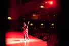Performer leaves the stage during the 2014 Chinese New Year Gala at Sheffield City Hall