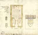 Plan of interior of Beauchief Abbey chapel