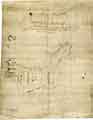 Plan: Lands belonging to George Taylor, anno dni 1666. Durrant Croft and Dobb Croft and ye Meadows below ye house, viz: ye Dob Croft. In Mr Jno. Woodward's possession and ye rest in G. T. his owne land