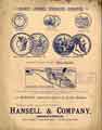 Advertisement for Hansell and Company, Canal Steel and Engineering Works, Lumley Street