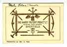 Hardy Patent Pick Co Ltd, Mining Tool Works, Sheffield - business card, c. 1890