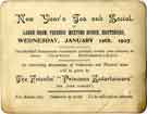 View: arc01935 Sheffield Temperance Association Invitation to a New Year's tea and Social at the Friends Meeting House, Hartshead