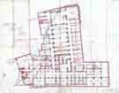 Proposed hotel (Grand Hotel or Hotel Leopold), Leopold Street, Sheffield - basement plan