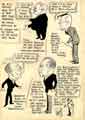 Satirical cartoon drawings of some of the City Fathers and John Dickins on or near the occasion of his retirement