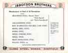 Trade catalogue of Ibbotson Brothers and Company Limited, manufacturers of steel, saws, files, springs, bolts and nuts, Globe Works, Penistone Road, c. 1950 Trade catalogue of Ibbotson Brothers and Company Limited, manufacturers of steel, saws, files, springs, bolts and nuts, Globe Works, Penistone Road, c. 1950