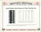 Trade catalogue of Ibbotson Brothers and Company Limited, manufacturers of steel, saws, files, springs, bolts and nuts, Globe Works, Penistone Road, c. 1950 Trade catalogue of Ibbotson Brothers and Company Limited, manufacturers of steel, saws, files, springs, bolts and nuts, Globe Works, Penistone Road, c. 1950