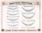 Trade catalogue of Ibbotson Brothers and Company Limited, manufacturers of steel, saws, files, springs, bolts and nuts, Globe Works, Penistone Road, c. 1950 Trade catalogue of Ibbotson Brothers and Company Limited, manufacturers of steel, saws, files, springs, bolts and nuts, Globe Works, Penistone Road, c. 1950