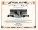 Trade catalogue of Ibbotson Brothers and Company Limited, manufacturers of steel, saws, files, springs, bolts and nuts, Globe Works, Penistone Road, c. 1950 Trade catalogue of Ibbotson Brothers and Company Limited, manufacturers of steel, saws, files, springs, bolts and nuts, Globe Works, Penistone Road, c. 1950