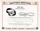 Trade catalogue of Ibbotson Brothers and Company Limited, manufacturers of steel, saws, files, springs, bolts and nuts, Globe Works, Penistone Road, c. 1950 Trade catalogue of Ibbotson Brothers and Company Limited, manufacturers of steel, saws, files, springs, bolts and nuts, Globe Works, Penistone Road, c. 1950