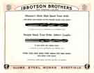 Trade catalogue of Ibbotson Brothers and Company Limited, manufacturers of steel, saws, files, springs, bolts and nuts, Globe Works, Penistone Road, c. 1950 Trade catalogue of Ibbotson Brothers and Company Limited, manufacturers of steel, saws, files, springs, bolts and nuts, Globe Works, Penistone Road, c. 1950