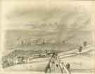 View from Park Hill, sketched by John Holland Brammall (when a boy)