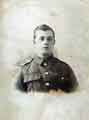 First World War soldier, presumably Private Albert Mottram of Sheffield (1893 - 1917)