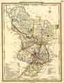 Plan of Derbyshire, early 19th cent