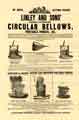 Thomas Linley and Sons, Bellows and Portable Forge Manufacturers, 1 Stanley Street - advertisement for circular bellows and portable forges, etc
