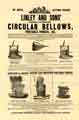 View: arc02596 Thomas Linley and Sons, Bellows and Portable Forge Manufacturers, 1 Stanley Street - advertisement for circular bellows and portable forges, etc