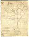 Sketch of the fields (no house and gardens) shown on ACM/MAPS/SheD/728 belonging to The Farm as let to various tenants, 18th cent