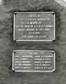 Plaques in memory of Flying Fortress crew (Mi Amigo) which crashed in Endcliffe Park on 22 Feb 1944