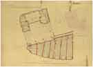 View: arc02921 Salvation Army Citadel and business premises adjoining, Pinstone Street and Cross Burgess Street - basement plan (with block plan)
