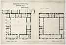 Norton Hall, plan of stables (with electric lighting)
