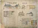 View: arc02972 T. W. Sorby, esquire - Storthfield House, 237 Graham Road, Ranmoor - new stable and coach house, roof plan, sections and floor plan