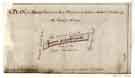 Plan of a tenement of ground with a tenement demised to Michael Swallow by the Earl of Surrey