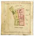 A scheme for two building lots next above Richard Owen's tenement in Garden Street