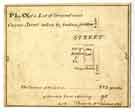 Plans of a lot of ground near Carver Street taken by Joshua Jebb Kent
