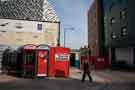 Telephone Boxes and Construction Workers Cabins at the junction of Norfolk Street and Charles Street Telephone Boxes and Construction Workers Cabins at the junction of Norfolk Street and Charles Street