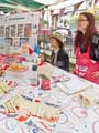 Steel Valley Beacon Arts stall at Queen Elizabeth II Diamond Jubilee celebrations in Manchester Road, Stocksbridge