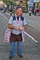 Street trader at the Olympic torch relay celebrations