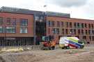 View: c04215 Markets building site and South Yorkshire Fire and Rescue Headquarters, Eyre Street