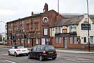 View: c04228 Greyhound Inn, No. 822 Attercliffe Road and (left) Gateway Business Centre (formerly Attercliffe Road Baths)