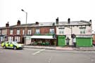 Abbeydale Road: Albarakah Convenience Store (No. 185) and Cutting Edge Hair, hairdressers