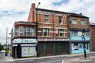 Attercliffe Road showing No. 599 Frumist electronic cigarettes, Darnall Community Resource Centre and Gud Grub Cafe, 