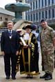 Sheffield Lord Mayor, Vickie Priestley (and consort, Lloyd Priestley), Armed Forces Day, Sheffield