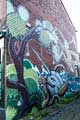 Street art by Phlegm, Sharrow Vale Road (opposite Porter Pets)