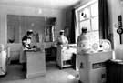 Jessop Hospital for Women. Unit with three incubators, 1950