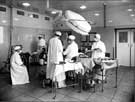 Jessop Hospital for Women. New operating theatre with operation in progress, 1960 Jessop Hospital for Women. New operating theatre with operation in progress, 1960
