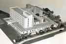 Unidentified hospital building model, c. 1960s Unidentified hospital building model, c. 1960s