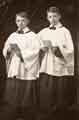 Sydney and Maurice Aspin, choirboys, possibly St. Cuthbert's C. of E. Church, Barnsley Road
