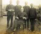Rev Alfred Ellis Farrow, vicar of St. Cuthbert's C. of E. Church, Barnsley Road, with fellow clergy