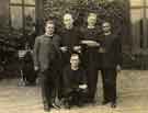 Rev Alfred Ellis Farrow, vicar of St. Cuthbert's C. of E. Church, Barnsley Road, with fellow clergy