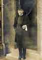 Rev Alfred Ellis Farrow, vicar of St. Cuthbert's C. of E. Church, Barnsley Road, pictured 'before funeral of Lord Wharncliffe'