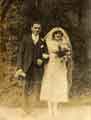 Wedding of George Wood and Hilda Lee, St. Cuthbert's C. of E. Church, Barnsley Road 