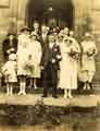Wedding of George Wood and Hilda Lee, St. Cuthbert's C. of E. Church, Barnsley Road