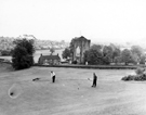 Beauchief golf course with Beauchief Abbey and cottages in the background Beauchief golf course with Beauchief Abbey and cottages in the background