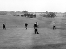 Abbeydale Golf Course, Twentywell Rise. The golfer on the right is Ken Arnold, former Lord Mayor