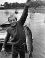 A Pike caught in the boating lake, Crookes Valley Park A Pike caught in the boating lake, Crookes Valley Park